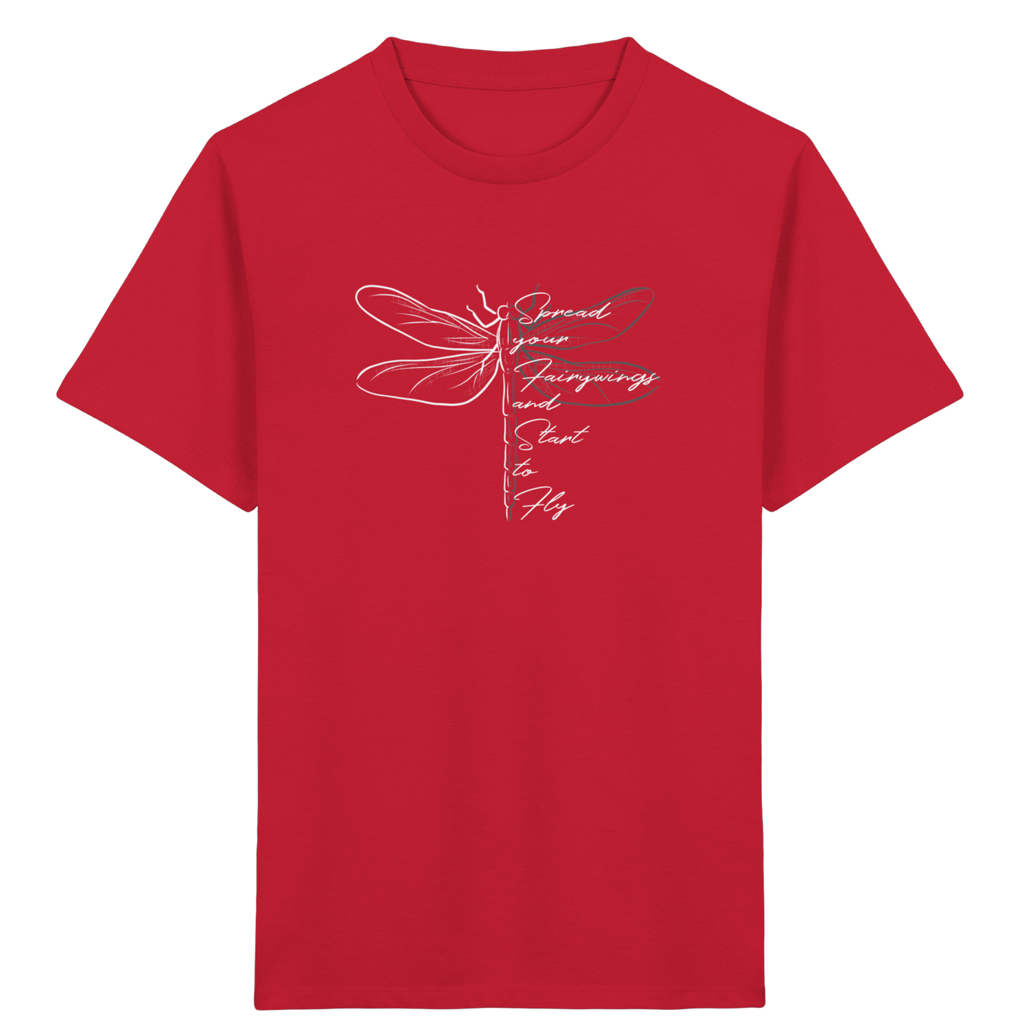 Breite die Flügel aus und flieg los | Libelle - Kids Organic Shirt