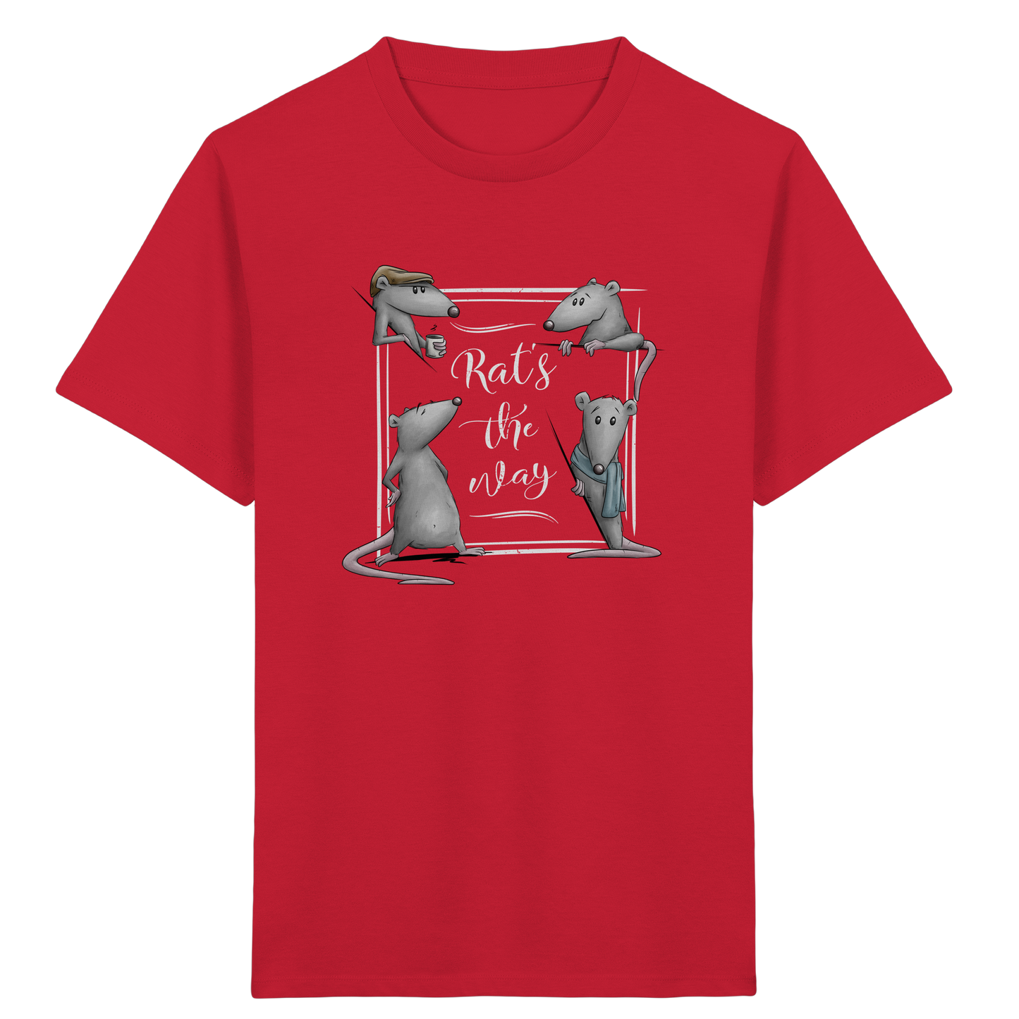 Rat’s The Way Kaffeehaus Ratten - Kids Organic Shirt