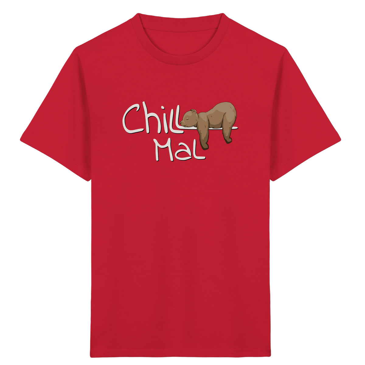 Chill Mal schläfriger Braunbär - Kids Organic Shirt