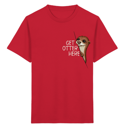 Get Otter Here | Lustiger Otter Kalauer - Kids Organic Shirt