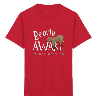 Bearly Awake Bitte nicht stören Bär - Kids Organic Shirt