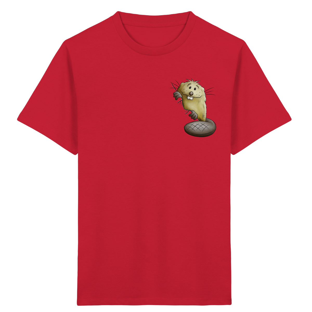 Lustiger frecher Biber - Kids Organic Shirt