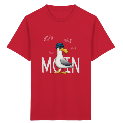 Moin Moin Lässige Hipster Möwe  - Kids Organic Shirt