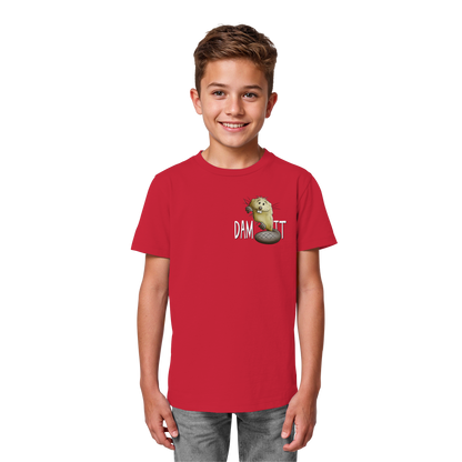 Dam It Verdammt Lustiger Biber - Kids Organic Shirt