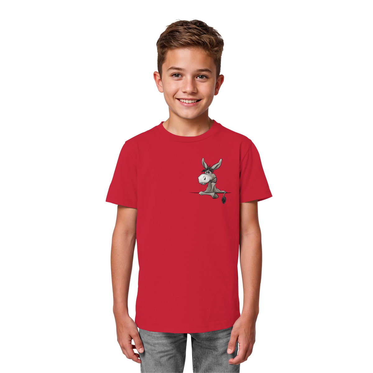 Lustiger lässiger Esel - Kids Organic Shirt
