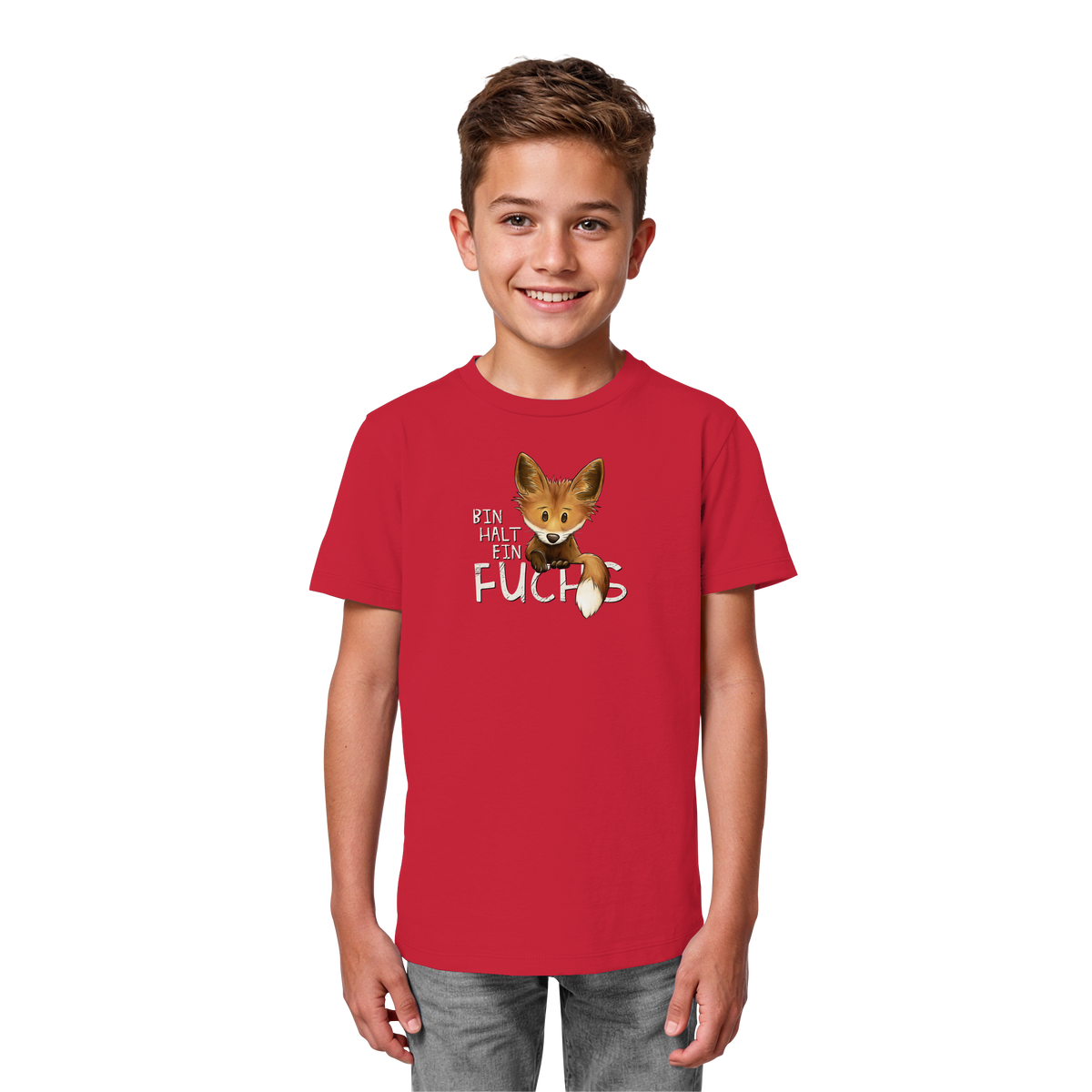 Bin halt ein Fuchs - Kids Organic Shirt