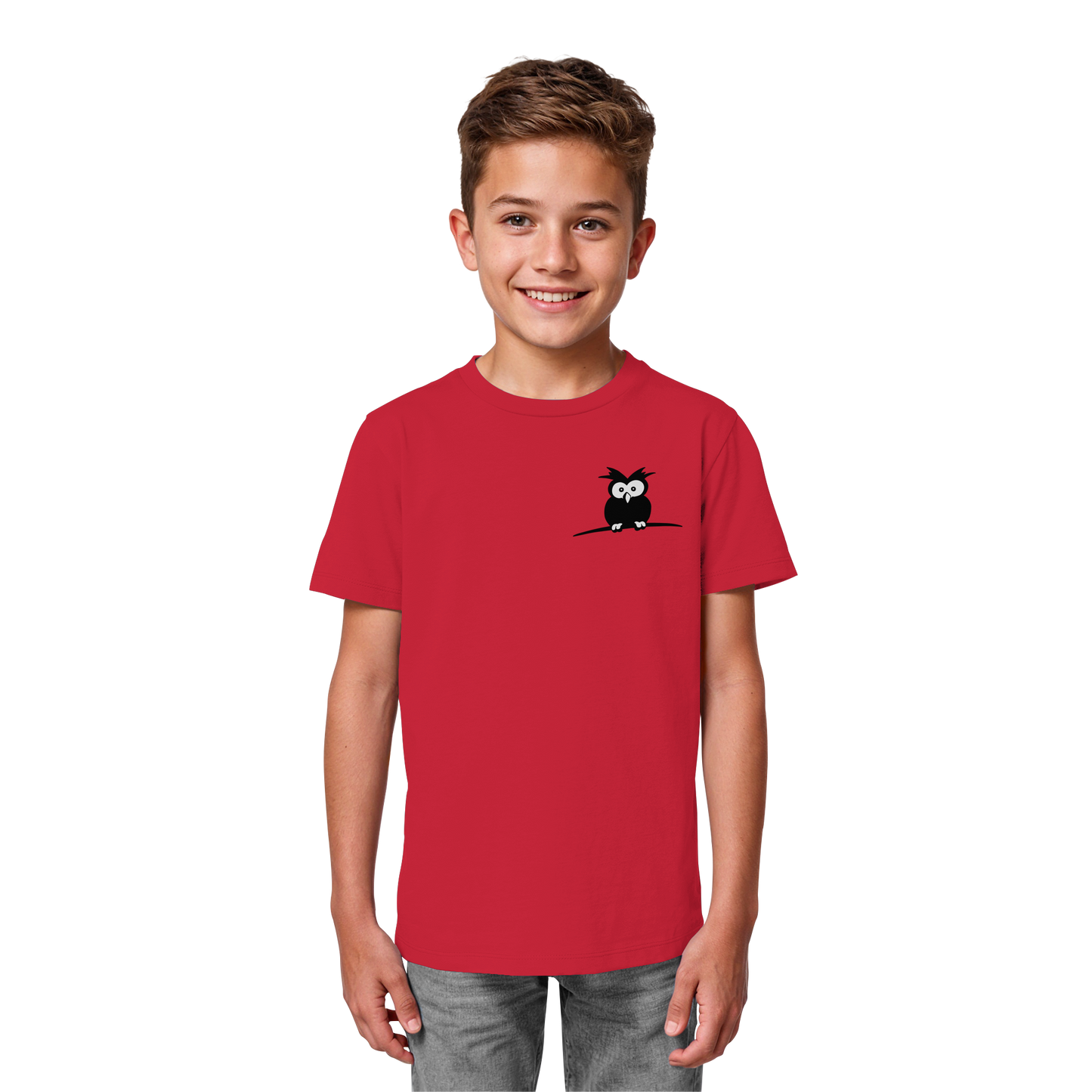 Kleine struppige Eule - Kids Organic Shirt