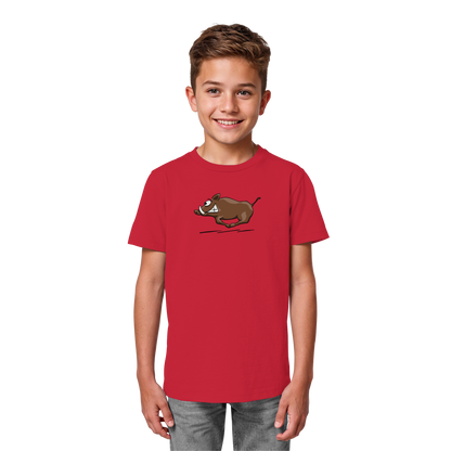 sauwildes Wildschwein | Wildsau  - Kids Organic Shirt