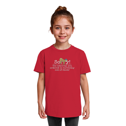 No-Activity Faultier - Kids Organic Shirt