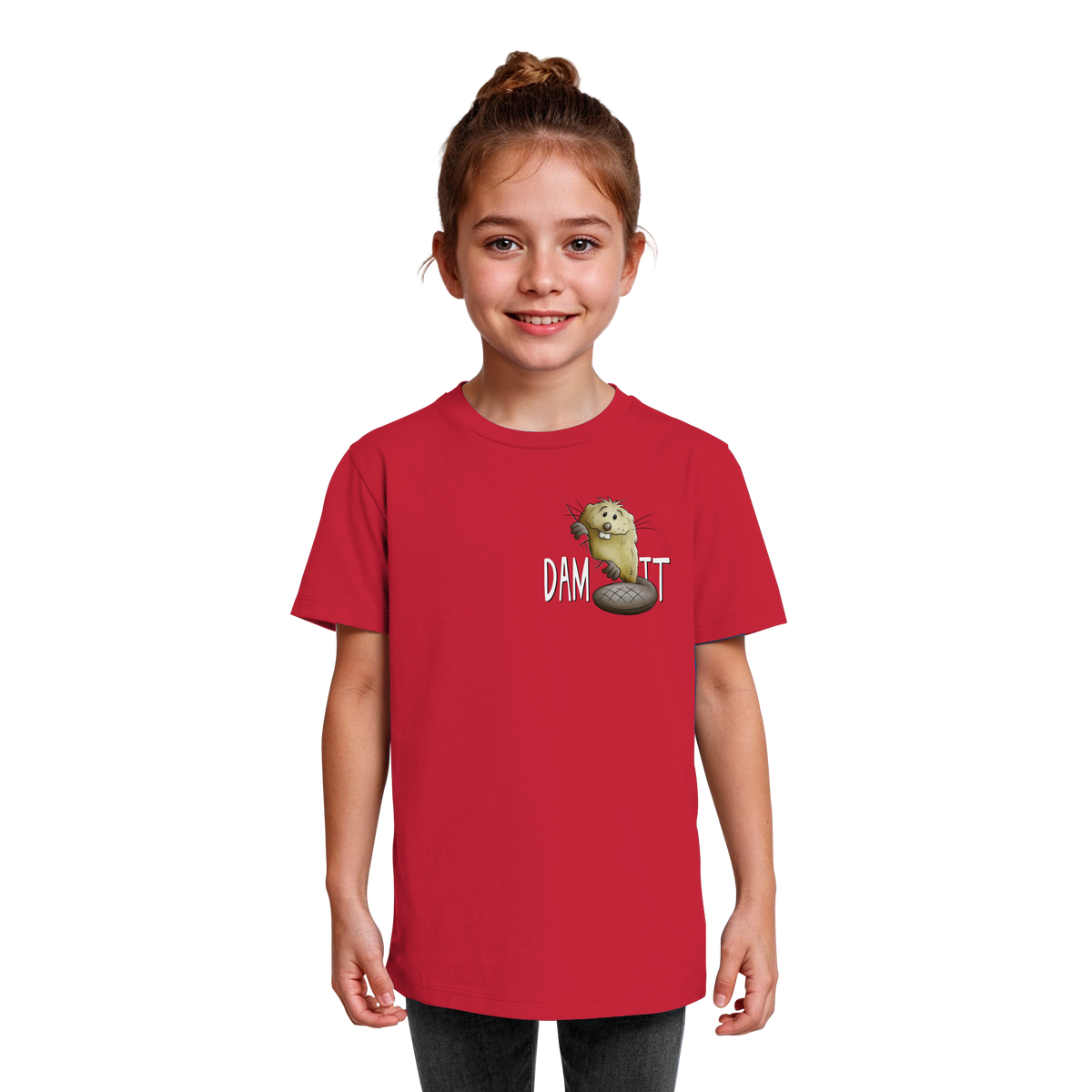Dam It Verdammt Lustiger Biber - Kids Organic Shirt