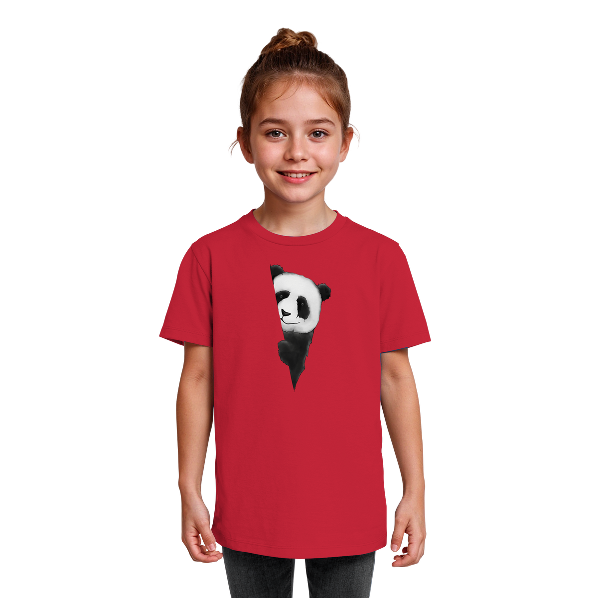 Panda Bär Illustration - Kids Organic Shirt