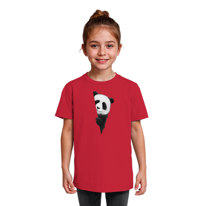Panda Bär Illustration - Kids Organic Shirt
