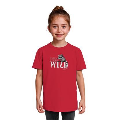 Bisschen wild heute! Waschbär - Kids Organic Shirt