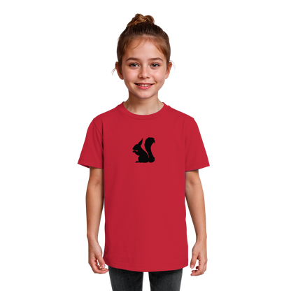 Eichhörnchen Silhouette - Kids Organic Shirt