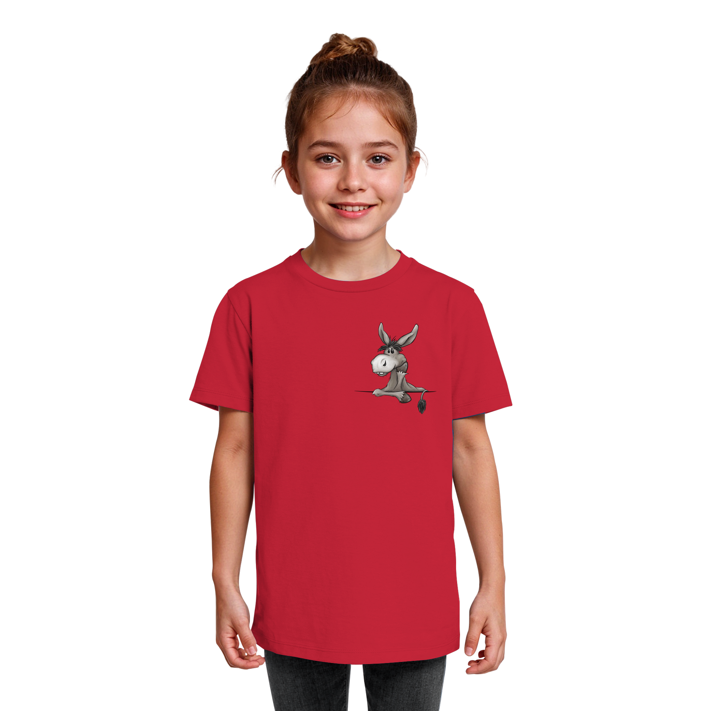 Lustiger lässiger Esel - Kids Organic Shirt