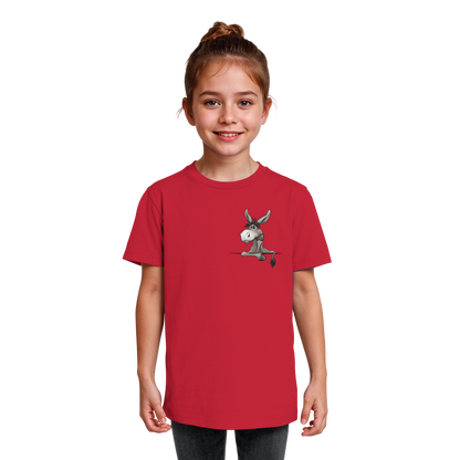 Lustiger lässiger Esel - Kids Organic Shirt