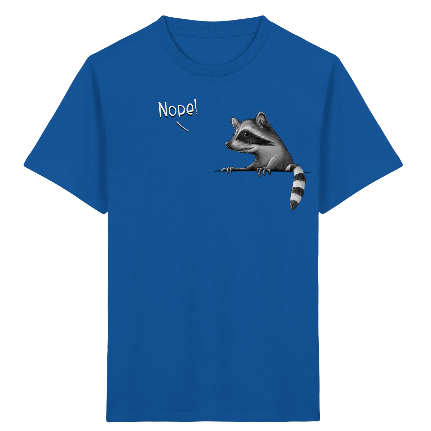 Nope! Frecher verwegener Waschbär - Kids Organic Shirt
