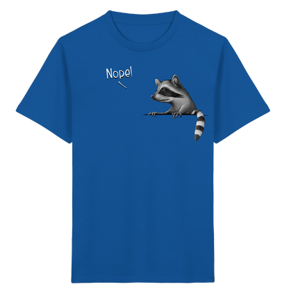 Nope! Frecher verwegener Waschbär - Kids Organic Shirt