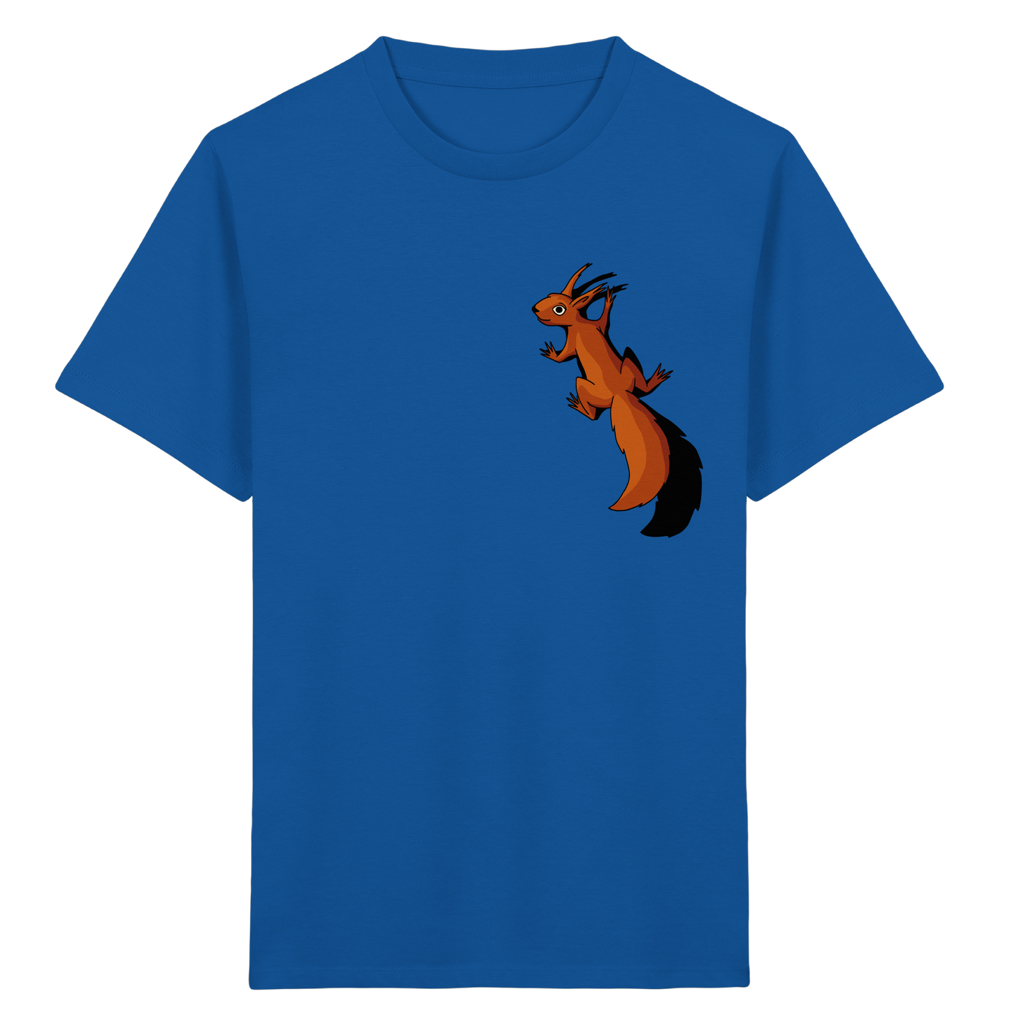 Süßes Eichhörnchen klettert - Kids Organic Shirt