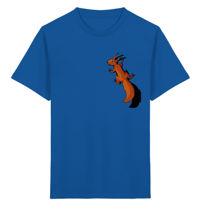 Süßes Eichhörnchen klettert - Kids Organic Shirt