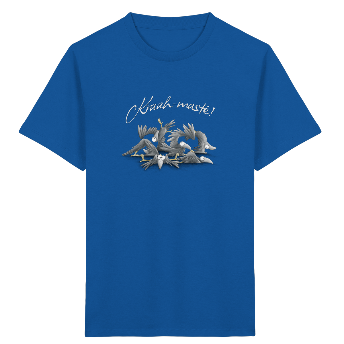 Kraah-masté! Yoga Raben Krähen - Kids Organic Shirt