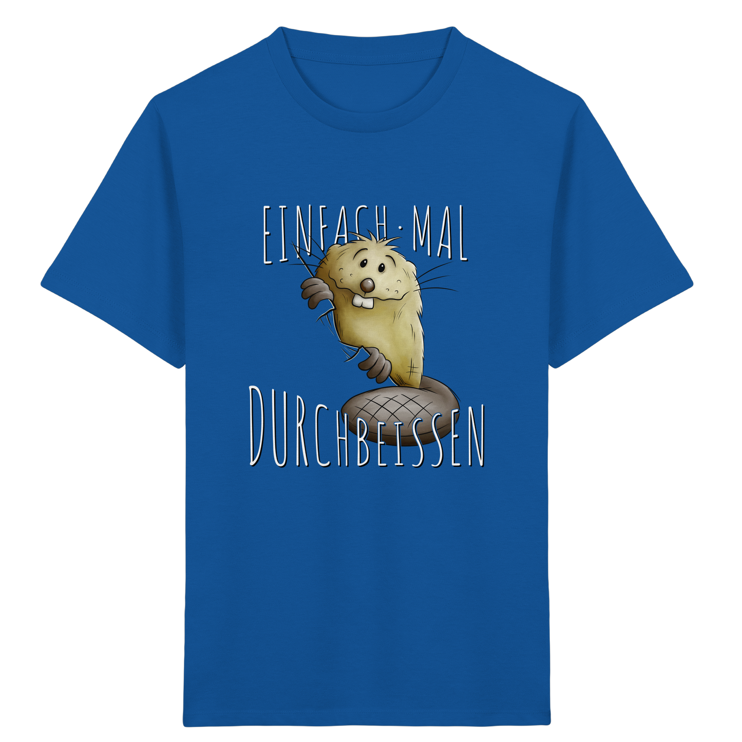 Einfach mal Durchbeissen Biber - Kids Organic Shirt
