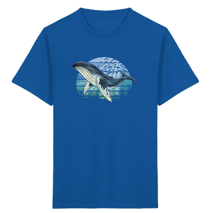 Retro Unterwasser Buckelwal - Kids Organic Shirt