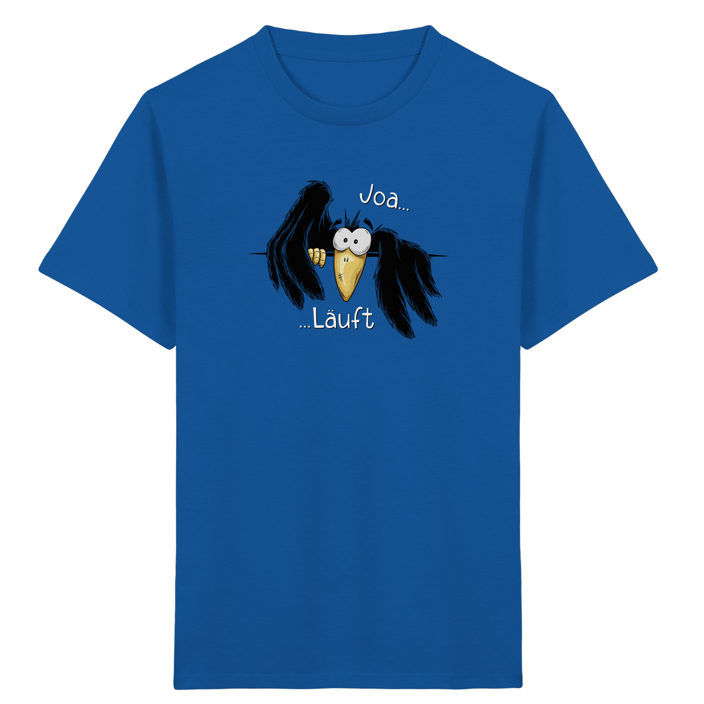 Joa Läuft Krähe gechillter Rabe - Kids Organic Shirt