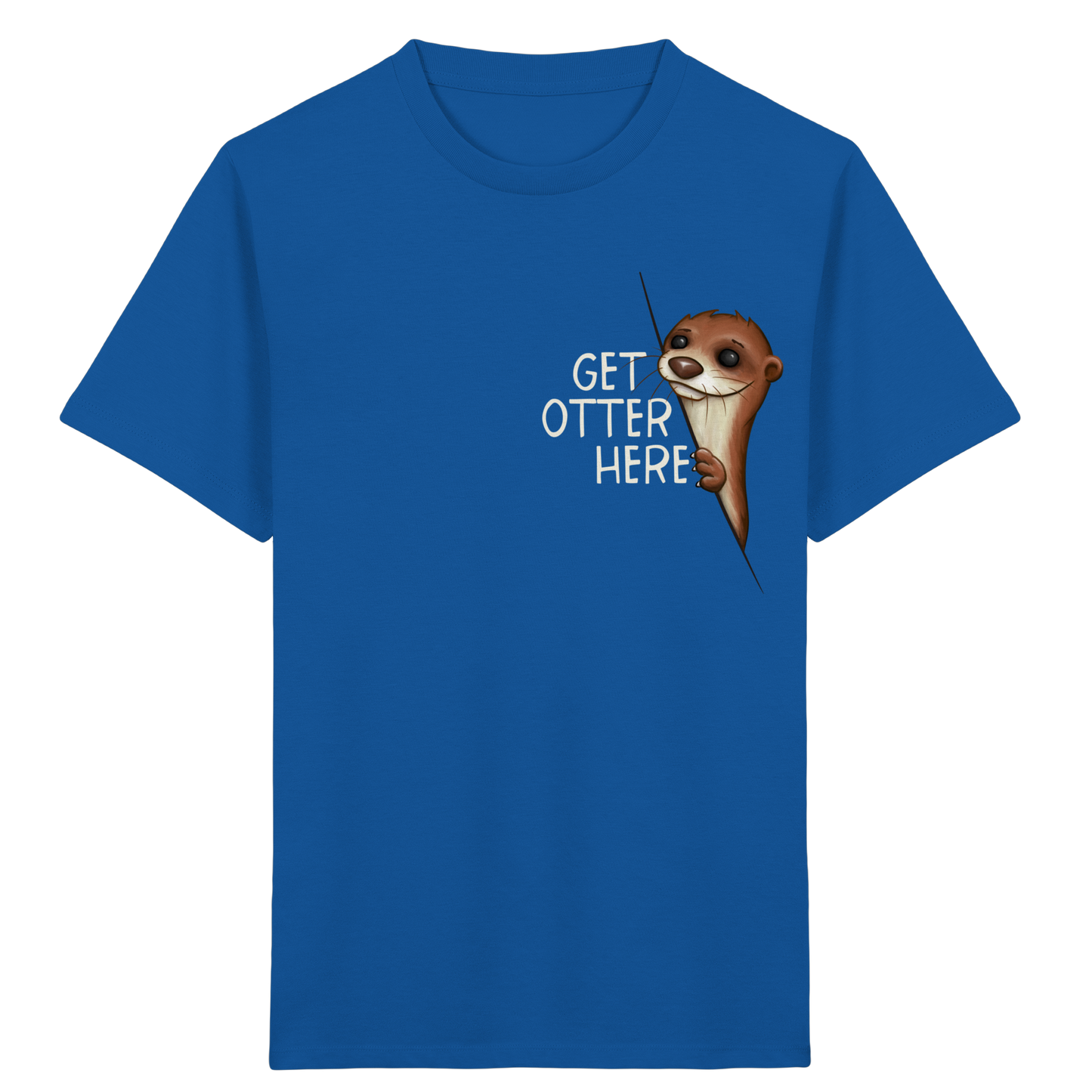 Get Otter Here | Lustiger Otter Kalauer - Kids Organic Shirt