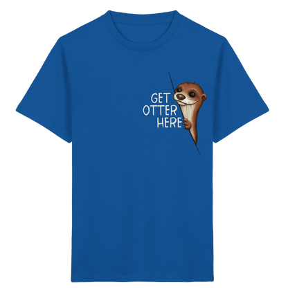 Get Otter Here | Lustiger Otter Kalauer - Kids Organic Shirt