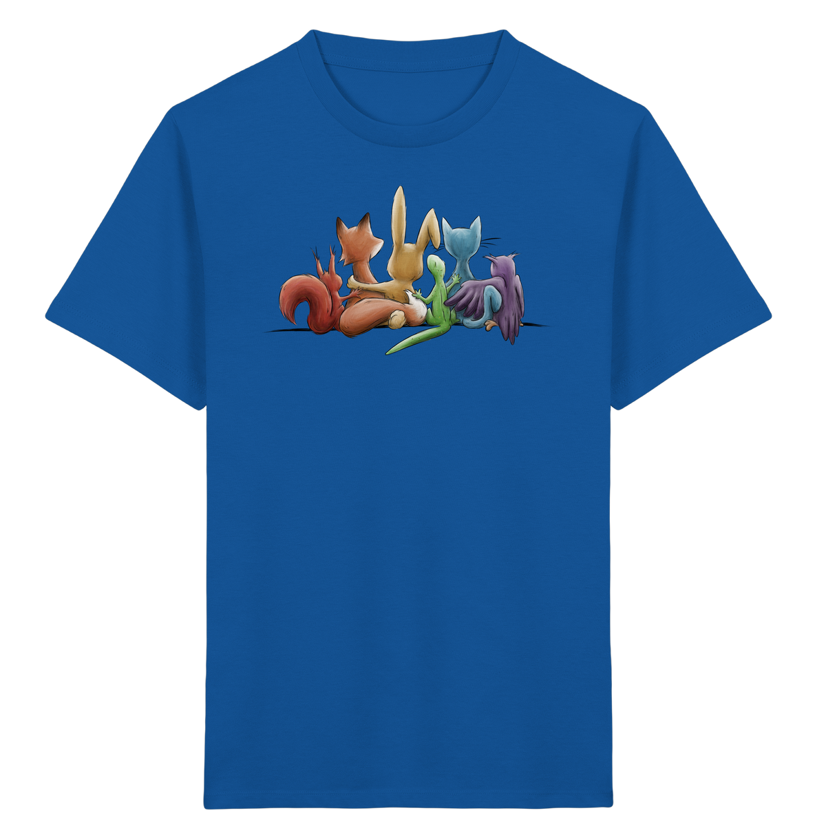 Regenbogen Tiere für Freundschaft, Toleranz und Vielfalt - Kids Organic Shirt