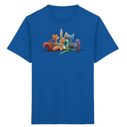 Regenbogen Tiere für Freundschaft, Toleranz und Vielfalt - Kids Organic Shirt