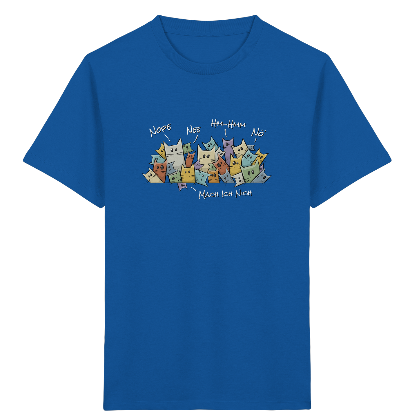 Nope, Nee, Nö Katzen - Kids Organic Shirt