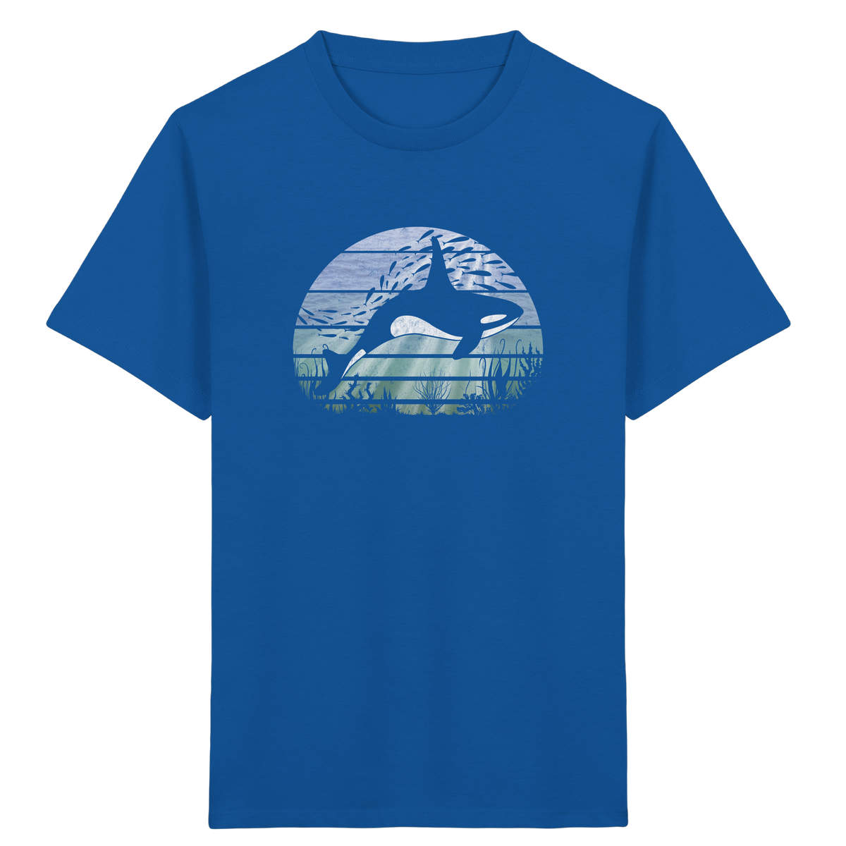 Retro Tiefsee Schwertwal Orca - Kids Organic Shirt