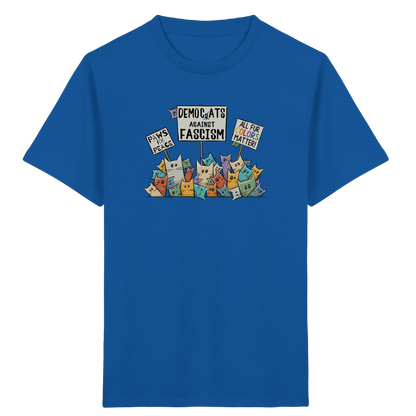 Demo-Katzen gegen Faschismus und für Vielfalt - Kids Organic Shirt