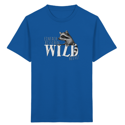 Bisschen wild heute! Waschbär - Kids Organic Shirt