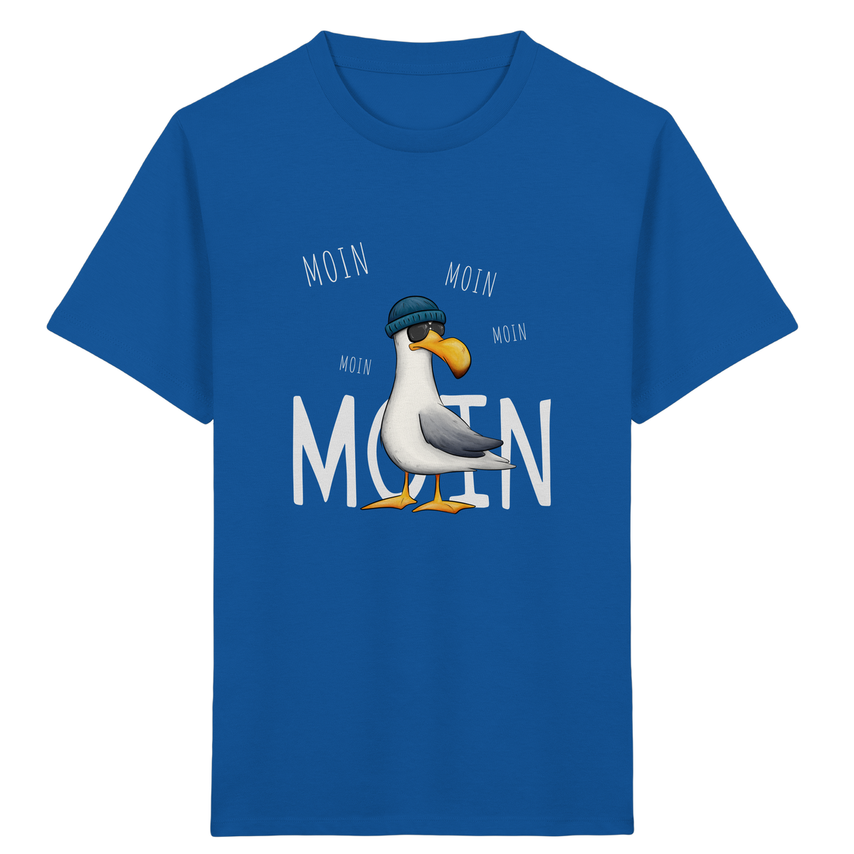 Moin Moin Lässige Hipster Möwe  - Kids Organic Shirt