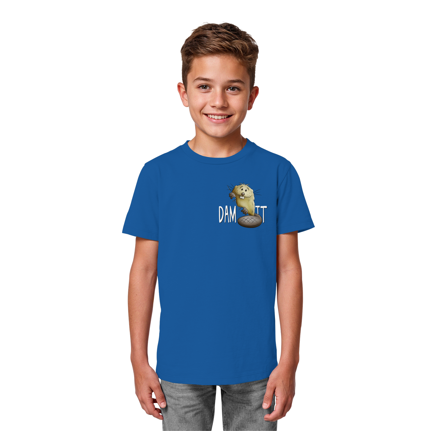 Dam It Verdammt Lustiger Biber - Kids Organic Shirt