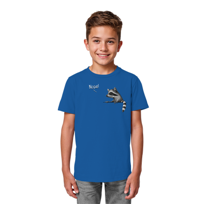 Nope! Frecher verwegener Waschbär - Kids Organic Shirt