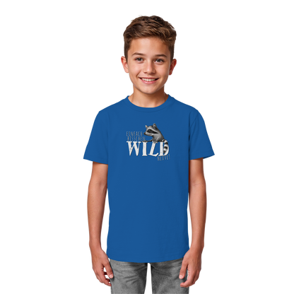 Bisschen wild heute! Waschbär - Kids Organic Shirt