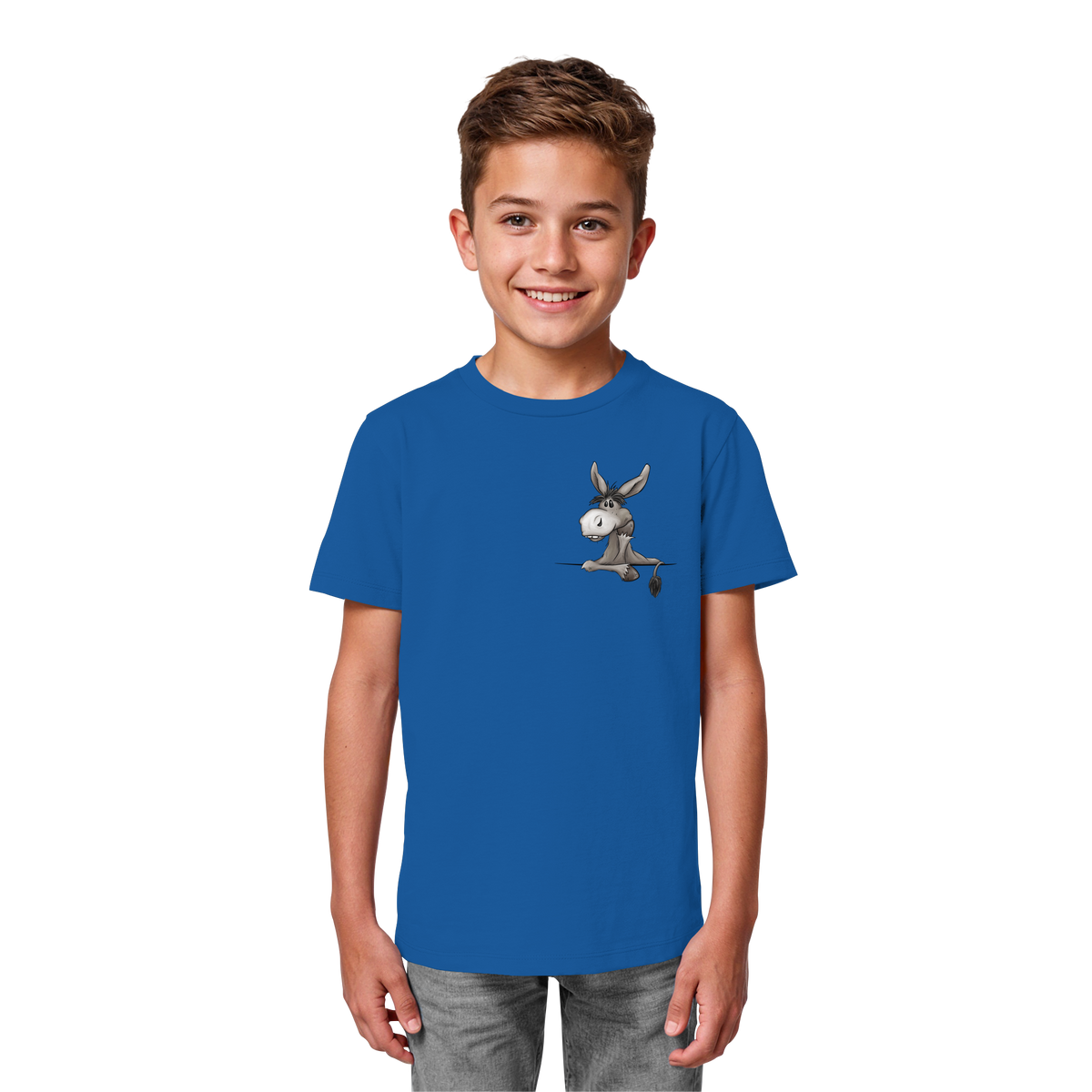 Lustiger lässiger Esel - Kids Organic Shirt