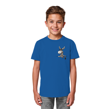 Lustiger lässiger Esel - Kids Organic Shirt