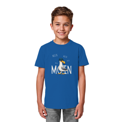 Moin Moin Lässige Hipster Möwe  - Kids Organic Shirt