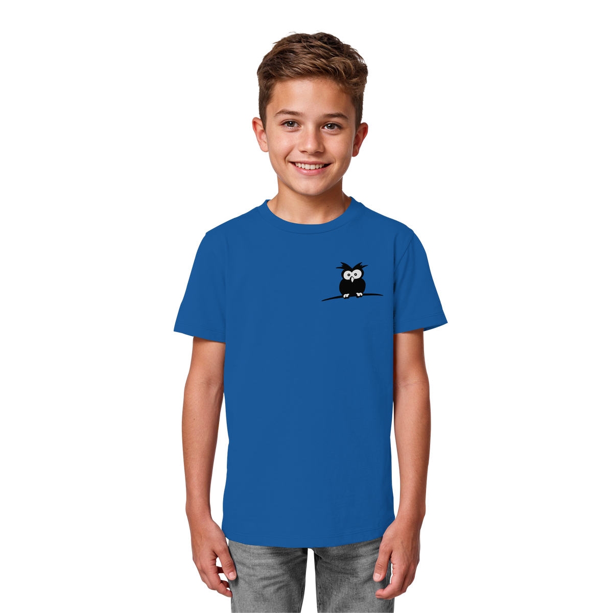Kleine struppige Eule - Kids Organic Shirt