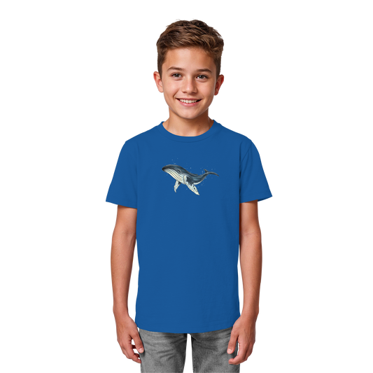 Tiefsee Ozean-Riese Buckelwal - Kids Organic Shirt