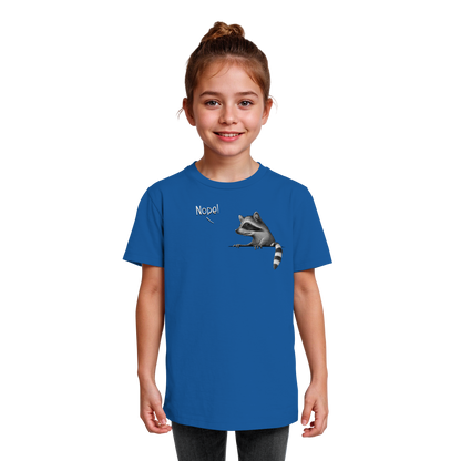 Nope! Frecher verwegener Waschbär - Kids Organic Shirt
