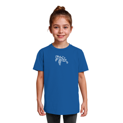 schwimmende Meeres-Schildkröte - Kids Organic Shirt