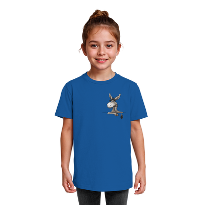 Lustiger lässiger Esel - Kids Organic Shirt