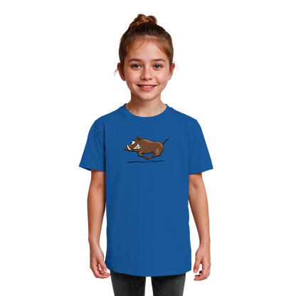 sauwildes Wildschwein | Wildsau  - Kids Organic Shirt