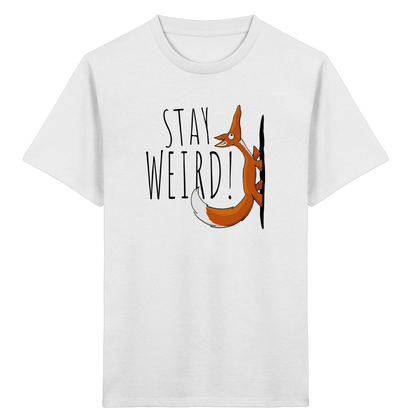 Stay Weird! Schräger Fuchs - Kids Organic Shirt